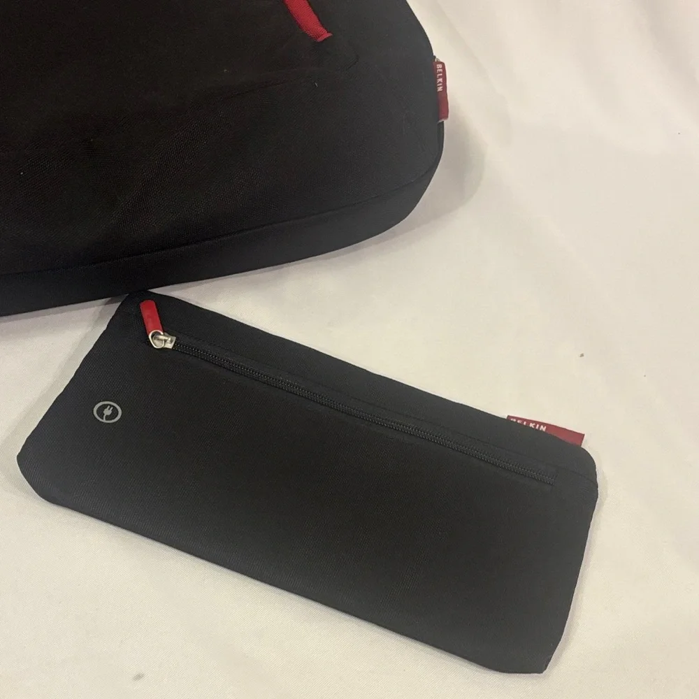 Belkin Black and Red Laptop Bag